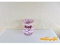 工藝花珠花瓶 創意八字花紋，點亮家居藝術的精品擺件